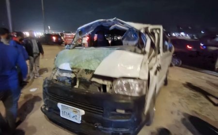 بالأسماء.. مصابو انقلاب ميكروباص بطريق القاهرة بمستشفى الشروق المركزى