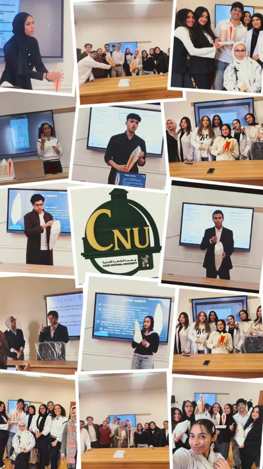 طلاب أسنان القاهرة الأهلية..يبدعون في تصميم نماذج تشريحية للأسنان بدقة عالمية