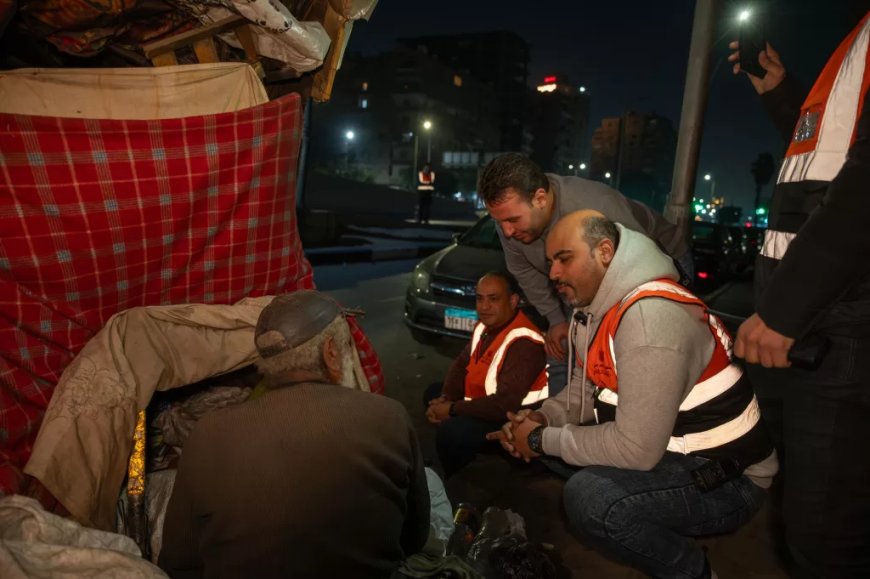 التدخل السريع بالتضامن يكثف الحملات الليلية لإنقاذ مواطنين بلا مأوى