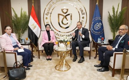 رئيس الرعاية الصحية بحث مع نائبة وزير الخارجية التعاون الدولي والترويج العالمي للتجربة المصرية الرائدة في الإصلاح الصحي والتغطية الصحية الشاملة