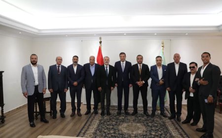 وزير الزراعة يلتقي وفداً من رجال الأعمال الأتراك  لبحث فرص الاستثمار بالقطاع الزراعي والداجني