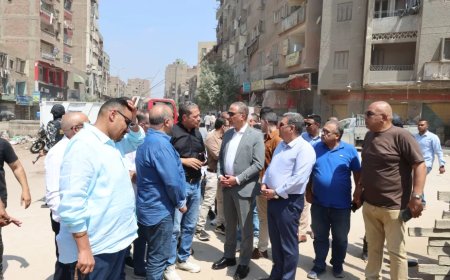 محافظ الجيزة يتفقد منطقة الـ7 بلوكات بإمبابة لدراسة إنشاء مدارس جديدة