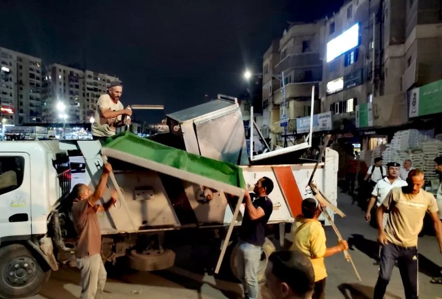 محافظ كفرالشيخ : رفع 335 إشغالًا متنوعًا وإزالة 68 رصيفًا و50 إعلانًا مخالفًا خلال حملات مكثفة