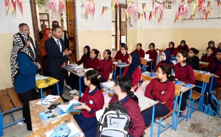 محافظ المنوفية يفاجئ « المساعي المشكورة» للبنات و المركز و التكنولوجي بشبين